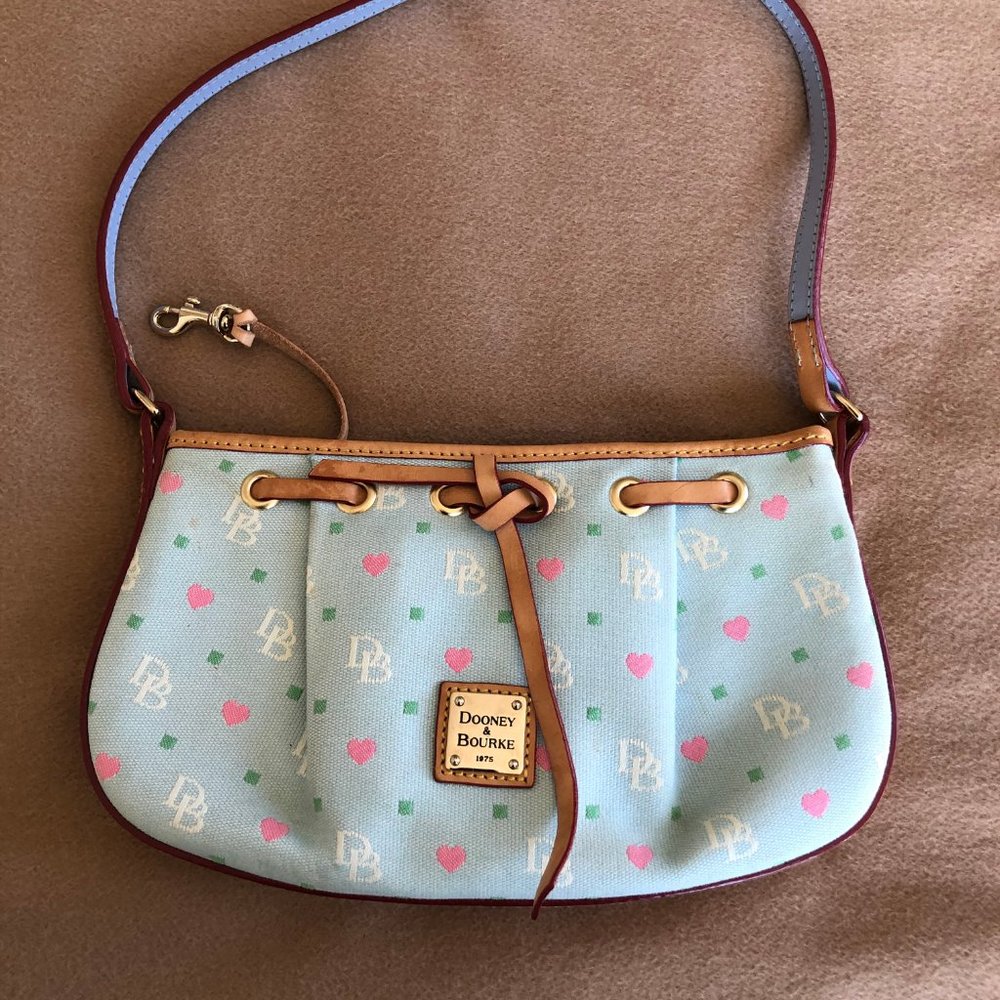Dooney & Bourke Canvas and Leather Purse